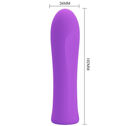 PRETTY LOVE - ALFREDA SUPER POWER VIBRATOR AQUA PURPLE - Infernum Store
