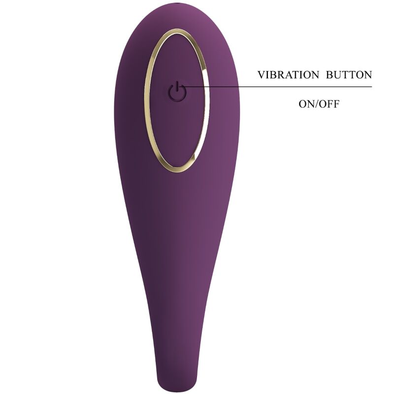 PRETTY LOVE - AUGUST VIBRADOR DE PRAZER DUPLO GLOBAL REMOTO - Infernum Store