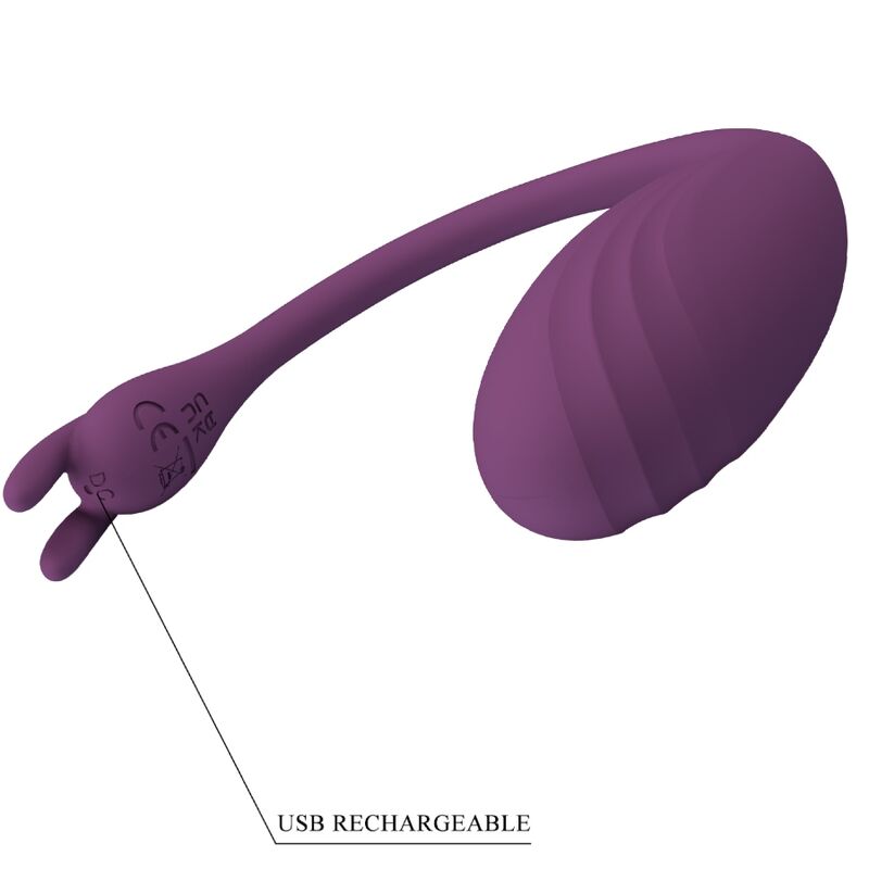 PRETTY LOVE - CATALINA VIBRADOR APP CONTROLE REMOTO ROXO - Infernum Store