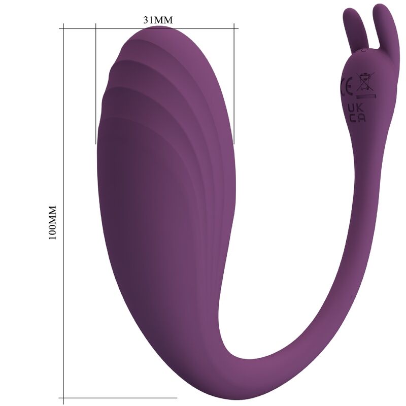 PRETTY LOVE - CATALINA VIBRADOR APP CONTROLE REMOTO ROXO - Infernum Store