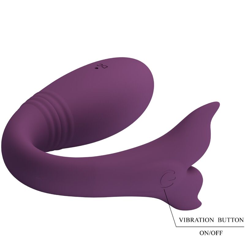 PRETTY LOVE - JAYLEEN VIBRADOR APP CONTROLE REMOTO ROXO - Infernum Store