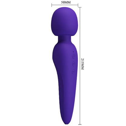 PRETTY LOVE - MAREDITH MASSAGER 12 MODOS DE VIBRAO ROXO - Infernum Store