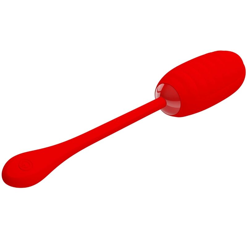 PRETTY LOVE - OVO VIBRATÓRIO RECARREGVEL KIRK VERMELHO - Infernum Store