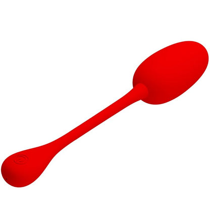 PRETTY LOVE - OVO VIBRATÓRIO RECARREGVEL KNUCKER VERMELHO - Infernum Store