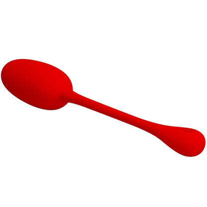 PRETTY LOVE - OVO VIBRATÓRIO RECARREGVEL KNUCKER VERMELHO - Infernum Store