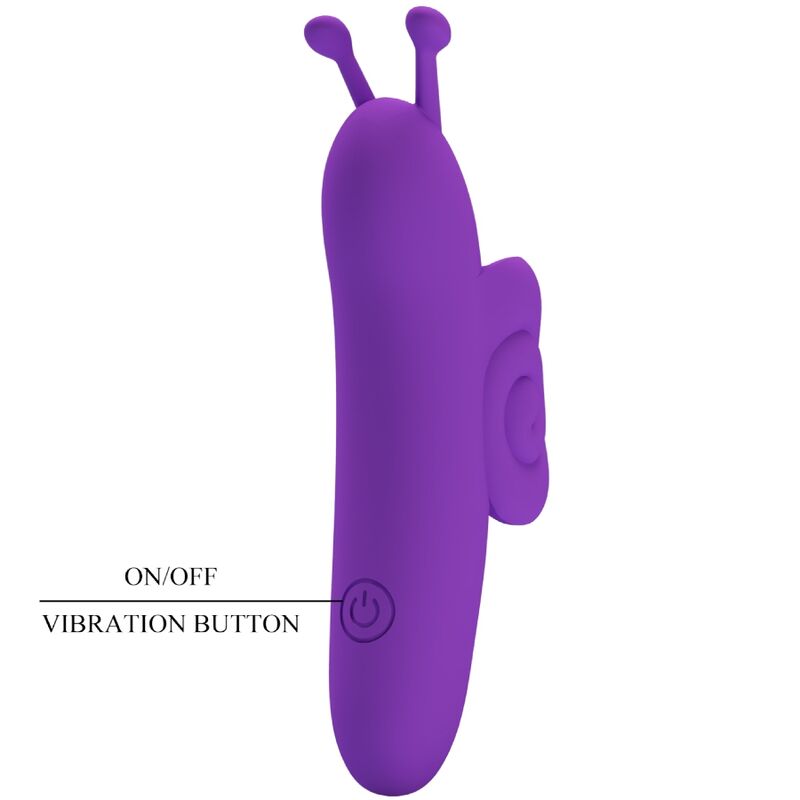 PRETTY LOVE - SNAIL POWERFUL PURPLE FINGER STIMULATOR - Infernum Store