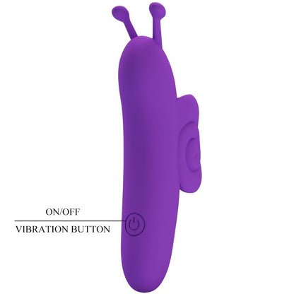 PRETTY LOVE - SNAIL POWERFUL PURPLE FINGER STIMULATOR - Infernum Store