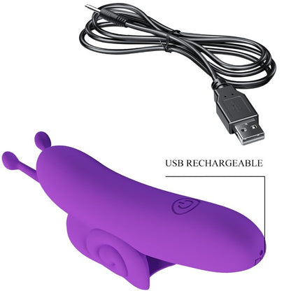 PRETTY LOVE - SNAIL POWERFUL PURPLE FINGER STIMULATOR - Infernum Store