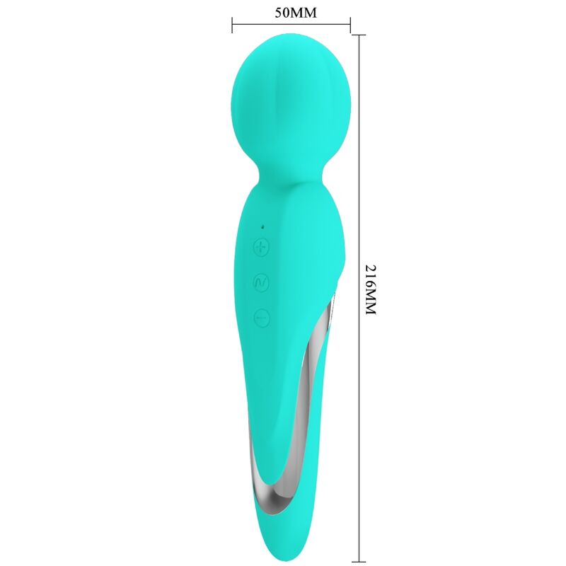 PRETTY LOVE - WALTER VIBRATOR WAND AQUA GREEN - Infernum Store