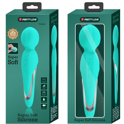 PRETTY LOVE - WALTER VIBRATOR WAND AQUA GREEN - Infernum Store
