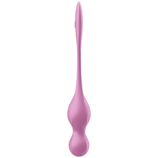 SATISFYER - BOLAS DE KEGEL VIBRANTES LOVE BIRDS ROSA - Infernum Store