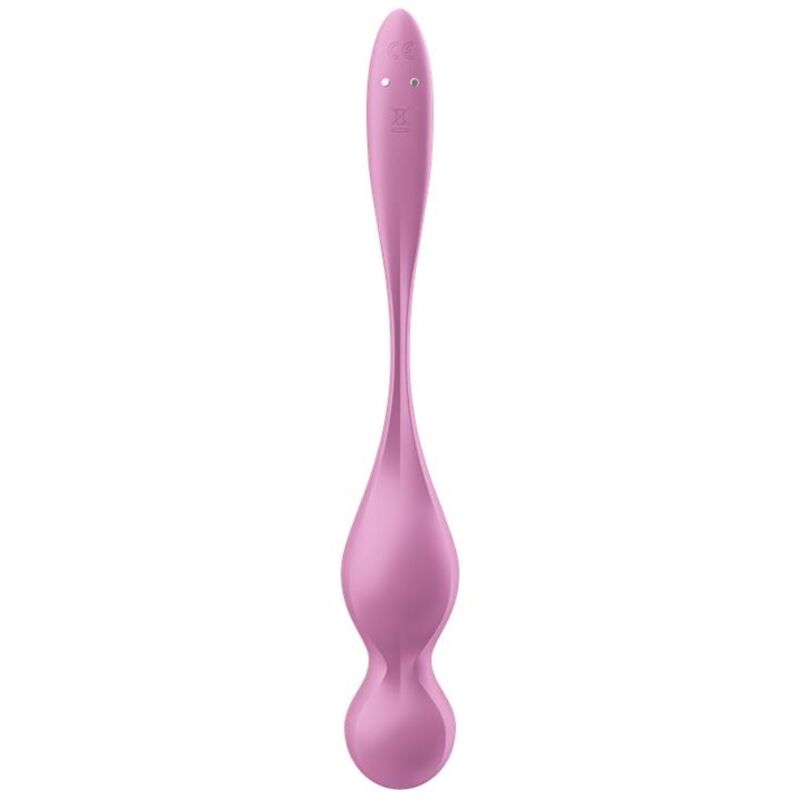 SATISFYER - BOLAS DE KEGEL VIBRANTES LOVE BIRDS ROSA - Infernum Store
