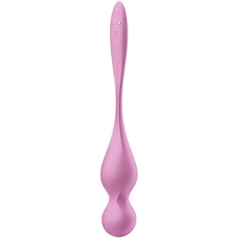SATISFYER - BOLAS DE KEGEL VIBRANTES LOVE BIRDS ROSA - Infernum Store