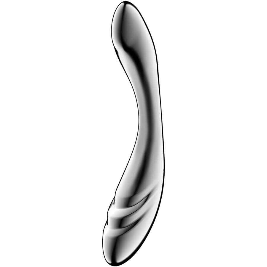 SATISFYER - PURE GRAVITY 3 STAINLESS STEEL DOUBLE - ENDED DILDO - Infernum Store
