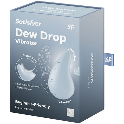 SATISFYER - VIBRADOR DEW GOTA LAY - ON AZUL - Infernum Store