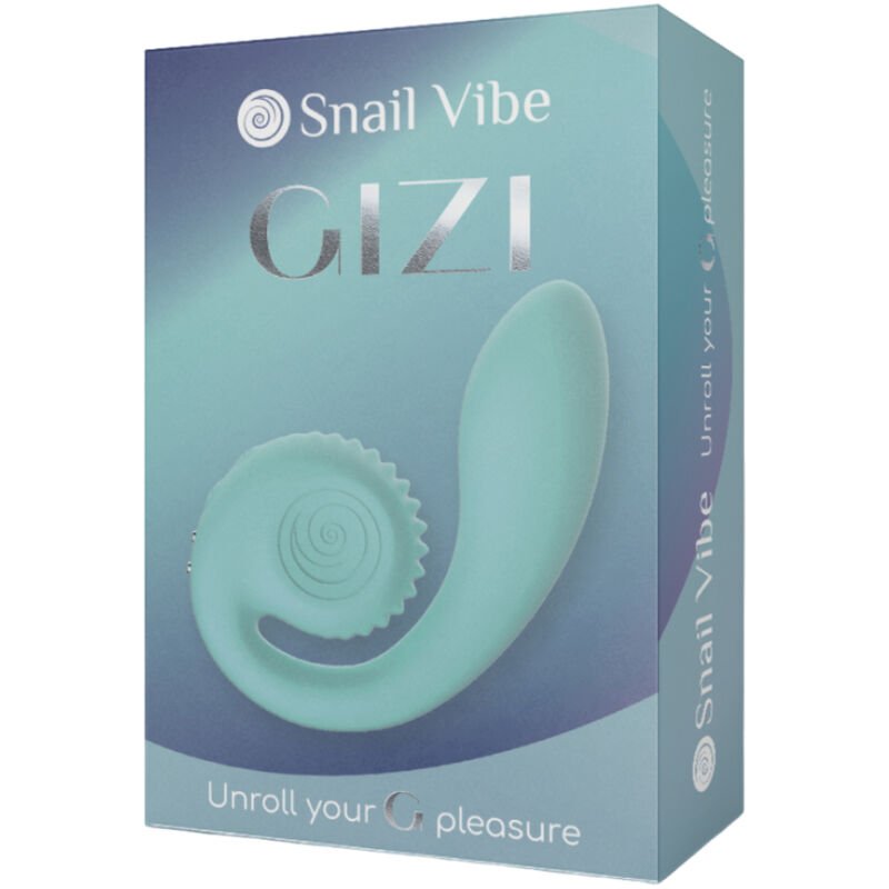 SNAIL VIBE - ESTIMULADOR DUPLO GIZI TURQUESA - Infernum Store