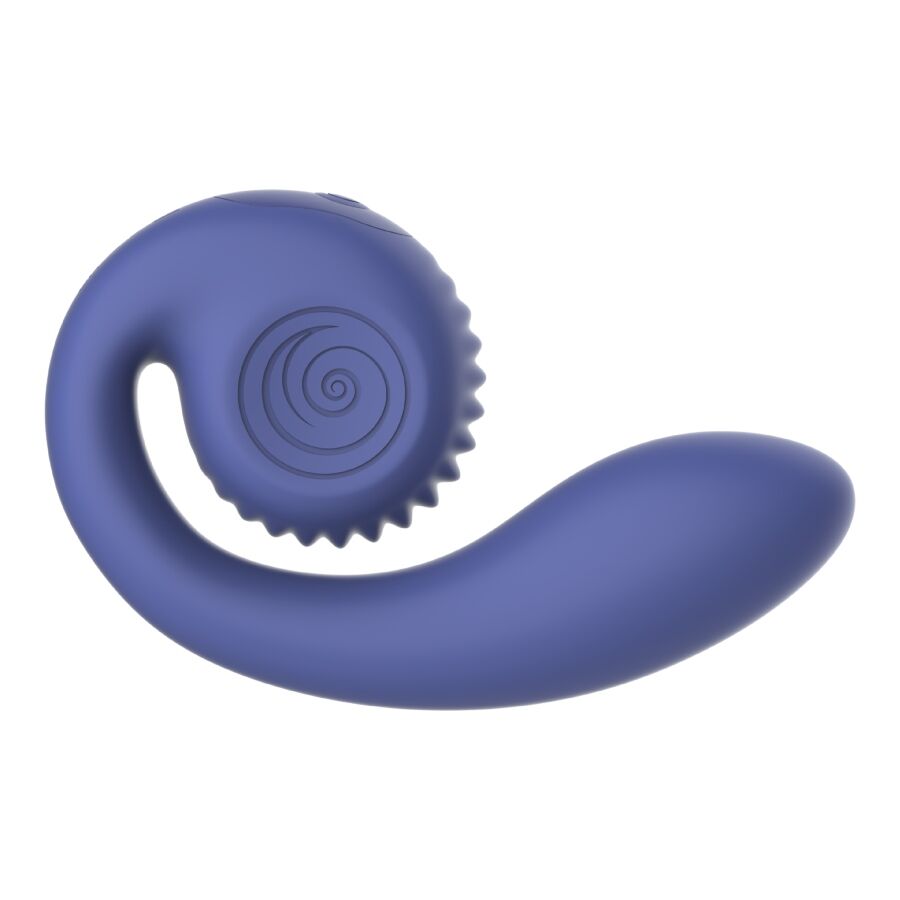 SNAIL VIBE - GIZI LITE VIBRADOR DUPLO ROXO PARA PONTO G E CLITOR - Infernum Store