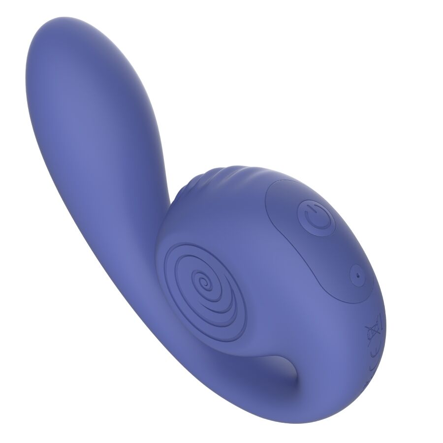 SNAIL VIBE - GIZI LITE VIBRADOR DUPLO ROXO PARA PONTO G E CLITOR - Infernum Store