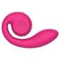 SNAIL VIBE - GIZI LITE VIBRADOR ROSA DUPLO PARA PONTO G E CLITÓRIS - Infernum Store